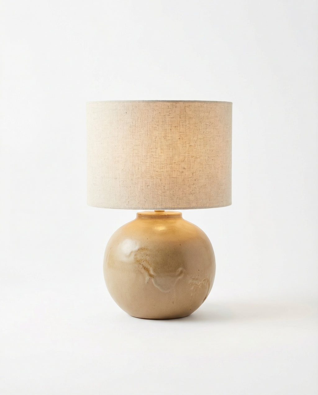 Ceramic Wabi-Sabi Table Lamp — Sand