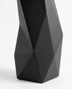 Matte Black Geometric Table Lamp