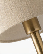 Linen Shade Table Lamp — Warm White