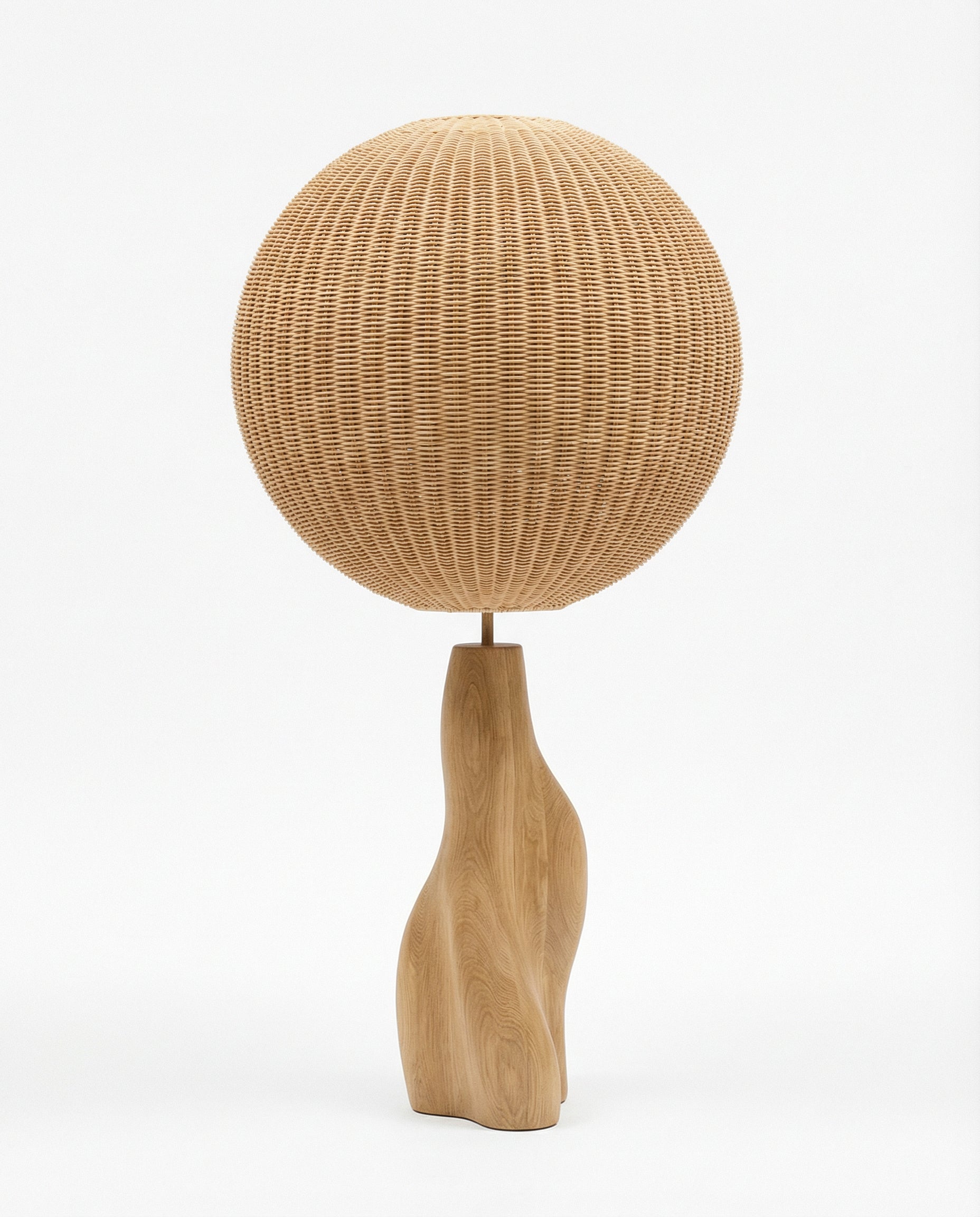 Rattan Woven Floor Lamp