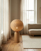 Rattan Woven Floor Lamp