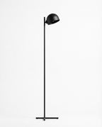 Slim Column Floor Lamp — Matte Black
