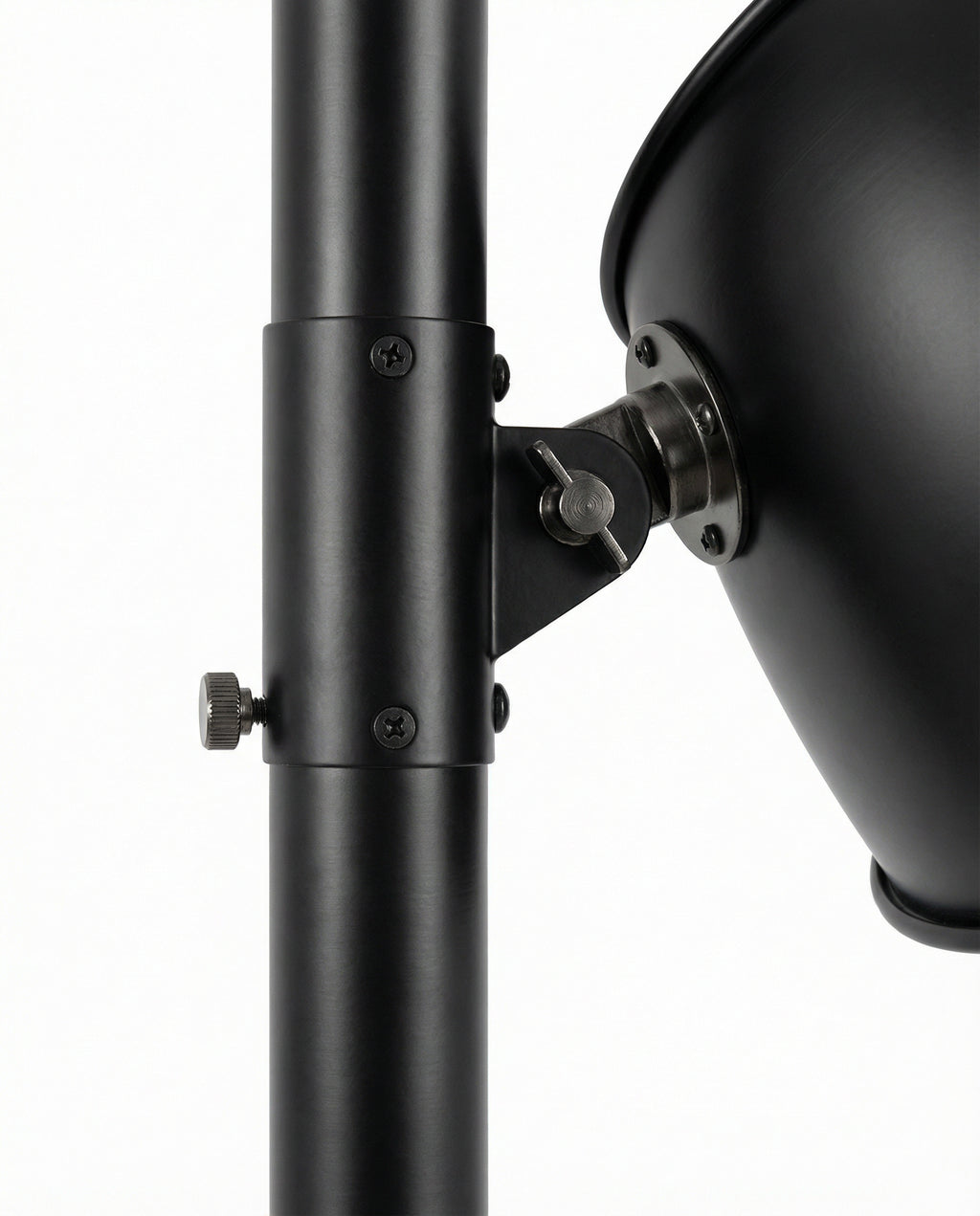 Slim Column Floor Lamp — Matte Black