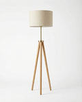 Tripod Floor Lamp — Natural Oak