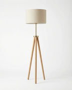 Tripod Floor Lamp — Natural Oak