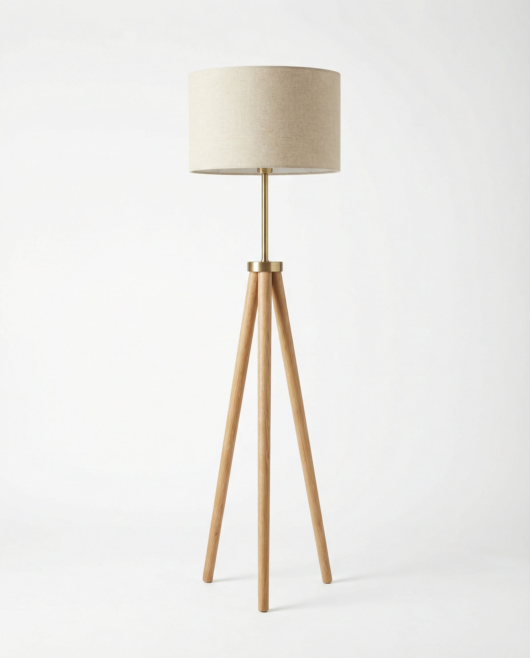 Tripod Floor Lamp — Natural Oak